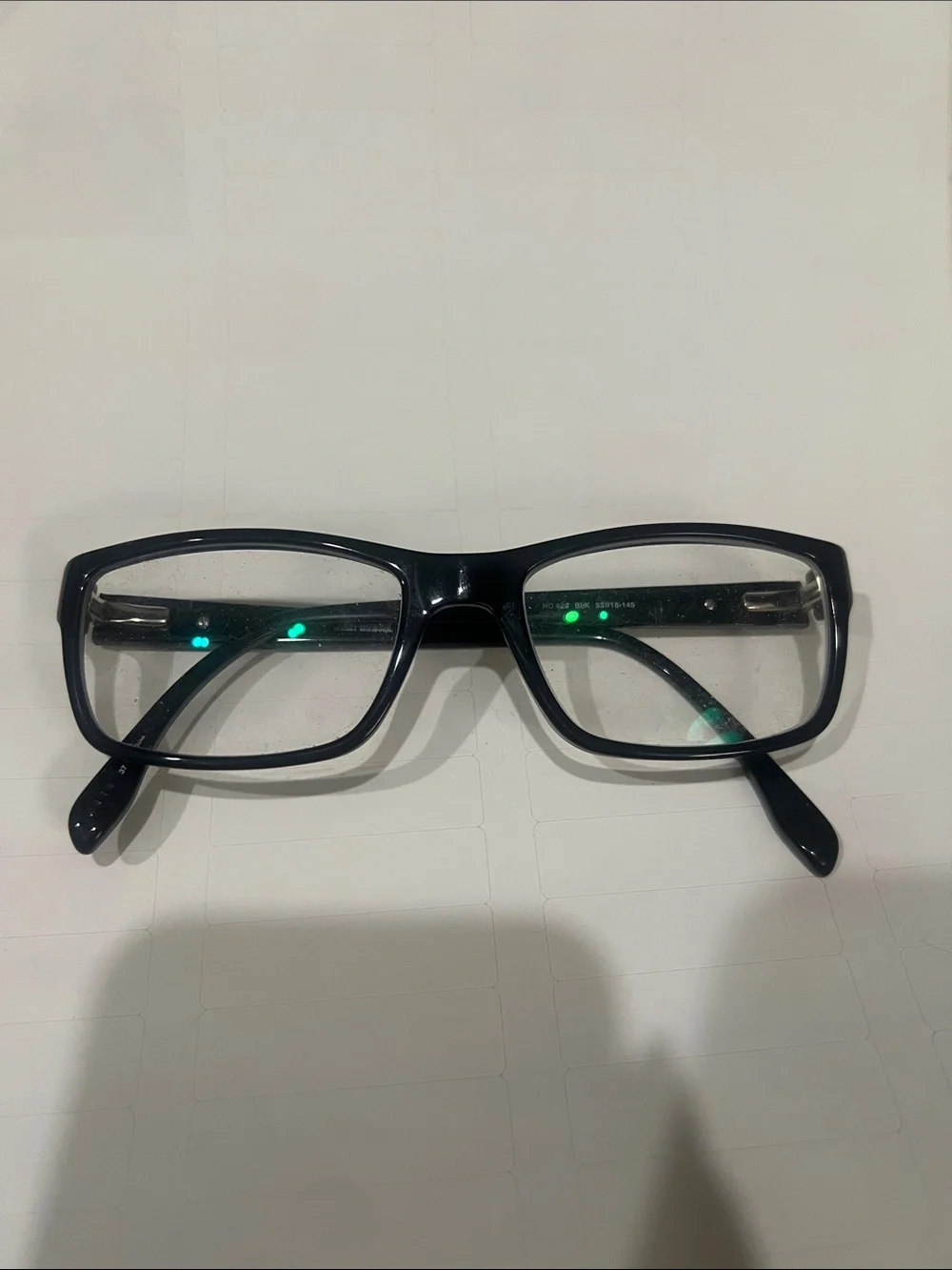 Harley Davidson Classic Black Rectangular glasses